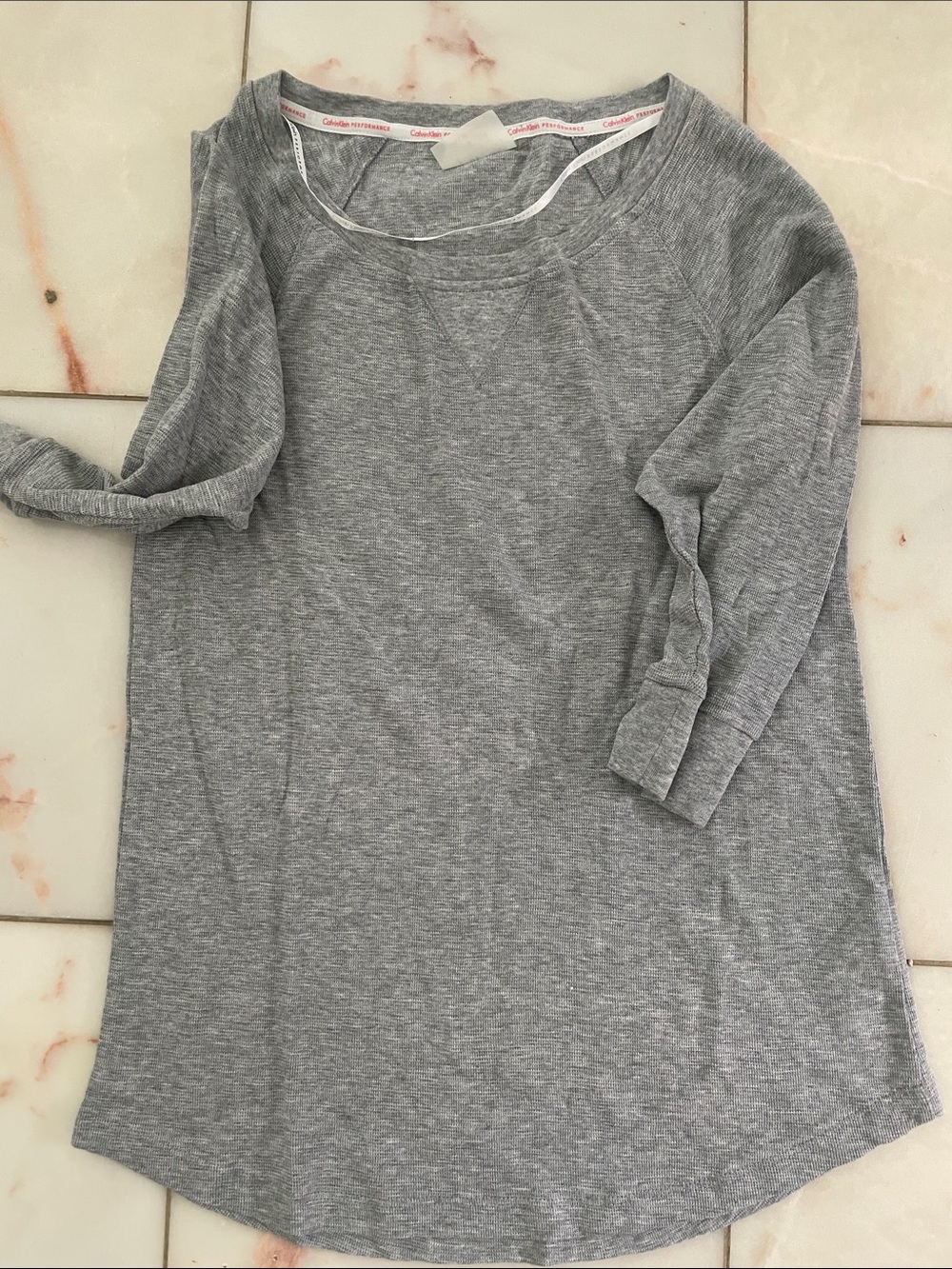 Calvin Klein Heather Gray Short Sleeve Tee